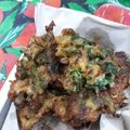 El cooksnap de Carmen Morel cuando hizo Torrejas de hojas de remolacha.