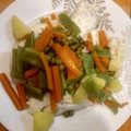 El cooksnap de Pedro cuando hizo Merluza con verduras al limón.