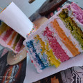 El cooksnap de Belen Villagra cuando hizo Torta Arco Iris.