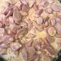 El cooksnap de Pale Cervantes cuando hizo Salchichas al chipotle.