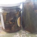 El cooksnap de Paola Diaz cuando hizo Berenjenas al escabeche.