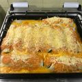 El cooksnap de Leandro González cuando hizo Canelones de verdura.