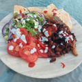Lilla Klára Cseke Cooksnap-ja, amikor elkészítette a(z) Gyros tál pitával receptet.