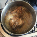 El cooksnap de cristina cuando hizo Pollo en salsa.