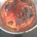 El cooksnap de Lara Mateos cuando hizo Tarta de queso al horno.