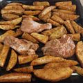 El cooksnap de Antonia Palacios cuando hizo Papas bravas.