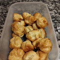 El cooksnap de Nora cuando hizo Masa bomba o profiteroles para rellenar.