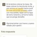 El cooksnap de Horacio Huczok cuando hizo Tarta de calabaza y ricota.