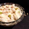 Himali Pujara's cooksnap of when they made Kesar pista Shrikhand.