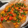 Sonia's cooksnap of when they made Baked Polenta with Garlic Tomatoes 🍅.
