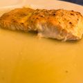El cooksnap de Marieta cuando hizo Salmón al horno a la naranja.