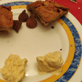 El cooksnap de Alfonso Cañero cuando hizo Panettone de canela con helado de vainilla y trufas.