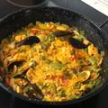 El cooksnap de Sarita Rodríguez Santos cuando hizo Paella de Pollo.
