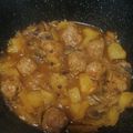 El cooksnap de Francisco José Merino Pastor cuando hizo Caldereta de albóndigas con patatas (bajas en calorías).