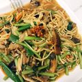 Winnie Chen 的 沙茶羊肉炒麵 cooksnap
