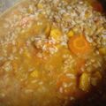 El cooksnap de Adilis Aquino cuando hizo Guiso de lentejas.