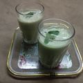 Rekha Ramchandani's cooksnap of when they made ફુદીના છાશ (Pudina Buttermilk Recipe In Gujarati).