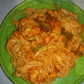 El cooksnap de bpm1957 cuando hizo Espaguetis con gambas.