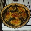 El cooksnap de natali zanazzo cuando hizo Tarta abierta de acelga, huevo y queso cremoso.