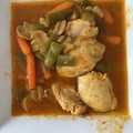 El cooksnap de Jonas Cobos cuando hizo Guisado de pollo y champiñones.