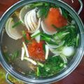 Cooksnap của thu hang khi họ làm theo món Lẩu cua nấu bầu