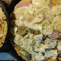 El cooksnap de Ani Acevedo cuando hizo Pizzas de vegetales saludables (veganas).