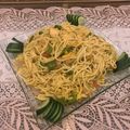 Ambreen Mehmood's cooksnap of when they made Tikka style noodles.