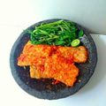 Cooksnap dari Nissa Annisa Nurfairuza untuk resep Tempe penyet sambel kencur prihatin,,,,