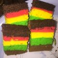 Cooksnap dari Lily untuk resep Bolu kukus Rainbow putih telur