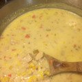 Christine Squizzero's cooksnap of when they made Chicken and Corn Chowder.