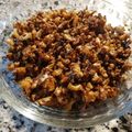 El cooksnap de Karen Zubiaurre cuando hizo 'Carne molida' de coliflor :).