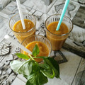 El cooksnap de Sara A.Q. cuando hizo Smoothie de Manzana, Zanahoria, Naranja y Albahaca.
