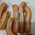 El cooksnap de Miriam Benvenuti cuando hizo Churros con chocolate.