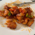 El cooksnap de Laura cuando hizo Pollo agridulce estilo chino.