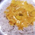 Rakhi Mehta का कुकस्नैप जब उन्होंने कढ़ी चावल (kadhi chawal recipe in Hindi) बनाया था।