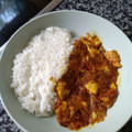 El cooksnap de Iana Juste Hernández cuando hizo Pechugas de Pollo al Curry. Canario Solé.