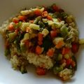 El cooksnap de Ana Rihana cuando hizo Quinoa con verduras.