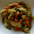 El cooksnap de Ana Rihana cuando hizo Quinoa con verduras.