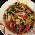รูป Cooksnap ของ kwanjai Supanam เมื่อเขาทำ หมูผัดพริกหวาน