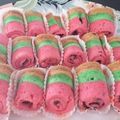 Cooksnap dari Ummu Zia untuk resep Rainbow cake mini roll
