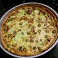 El cooksnap de Leonor Fernández cuando hizo Quiche de puerros y champiñones.