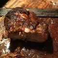 El cooksnap de Vir cuando hizo Asado a la parrilla de bondiola de cerdo mechada.