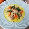 Bérczi Róbert Cooksnap-ja, amikor elkészítette a(z) Legírozott ízletes húsgombóc leves receptet.