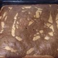 El cooksnap de Adriana Solis cuando hizo Bizcochuelo marmolado..