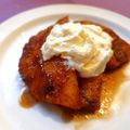 El cooksnap de Sonia Morales cuando hizo Corona de piña con Mascarpone.