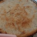 El cooksnap de Andre Franco cuando hizo Tarta de coco y dulce de leche.