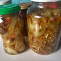 El cooksnap de Laura Orellana cuando hizo Berenjenas al escabeche.