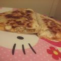 Lali 's cooksnap of when they made Copy Cat Taco Bell Chicken Quesadillas.