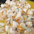 El cooksnap de Sandra Foronda Melchor cuando hizo Pollo con almendras.