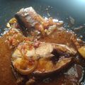 El cooksnap de Juliana Hernández cuando hizo Bagre encebollado picante.